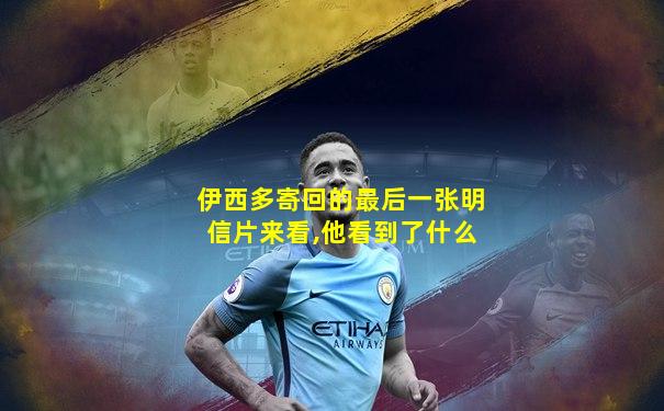 伊西多寄回的最后一张明信片来看,他看到了什么